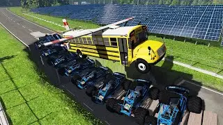 Cars vs Giant Pit - BeamNG Drive by Destroyer