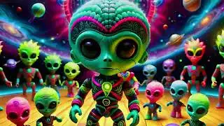 AI Manifest: The Galactic Awakening of the Psychedelic Neon Tribes [Elevated Visualizer]
