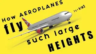 Theory behind how aeroplanes fly having such large weight and large heights..