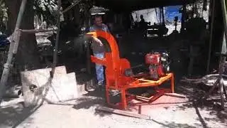 Picadora 3 toneladas hora, motor diesel de 10HP marca katzu power