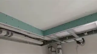 how to strengthen plasterboard border under stretch ceiling. Additional profiles.