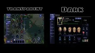 Transparent and Dark background in Mobile Legends/tutorial