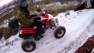 Эндуро покатушки зимой ч. 2
