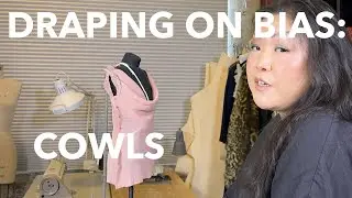Designing by Draping: Cowl Neck Dresses and Adding Fullness