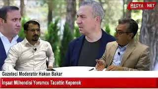 Gazeteci Hakan Bakar ve Yorumcu İnşaat Mühendisi Tacettin Kepenek Hadi Konuşalım Programında📡