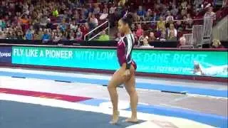 DU Gymnastics: Nina McGee Floor Routine (9.975) - 3/7/15