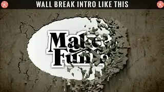 Wall Break Logo Behind • Wall Break Logo Reveal Intro • Editing Point
