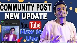 How to Enable and Use Community Tab on Youtube Channel in Mobile | Community Tab Tutorial
