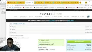 How to use your Seacret Product credit to place an Order
