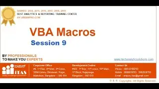 Excel VBA Macros on Objects & Error Handling