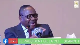 Explication du Pr de la CEI Coulibaly Kuibiert devant les Senateurs sur les parrainages rejetes.