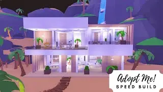 Sandbox Island - Modern Coastal Home Speed Build 🐚 Roblox Adopt Me!