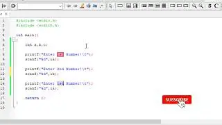 How to Find Greater/Largest Number from Three Numbers Input by User.