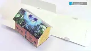 Valk & Partners: Direct Mail Pop- Up springhuis met mapje