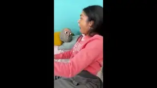 Страшная маска во время сна #розыгрыш