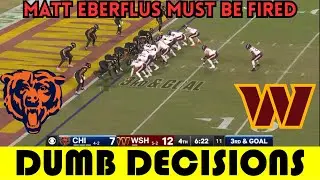 Dumb Decisions: The DUMBEST Goal Line Run in Chicago Bears HISTORY | Bears @ Commanders (2024)
