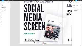 How to Design a Modern Social Media Screen in 15min - Figma Tutorial