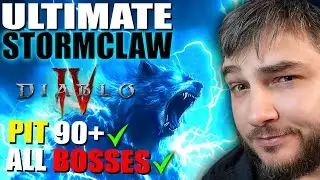 Diablo 4 - ULTIMATE Stormclaw Druid Build (Pit 90+) STRONG Melee Basic Skill Build