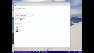 Changer la langue de windows 10 (Anglais en Français par exemple)