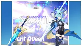 Eula Obliterates Maguu Kenki in Floor 12-2 of the Abyss