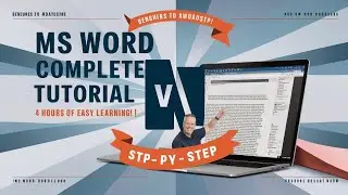 MS Word Complete Tutorial: Master Microsoft Word in 2024 | Learn MS Word: Step-by-Step Full Tutorial