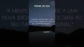 FRASE DO DIA