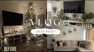 2023 RESET| Taking down Christmas Decor| Deep Clean & Organize w/ me
