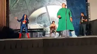 Comicpalooza Air Guitar Panel.  Airthrax.