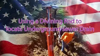 Using a Divining Rod to Locate a Sewer Drain