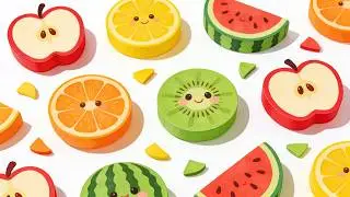ASMR Fruit cutting satisfying watermelon 19 