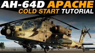 DCS World AH-64D Apache DEFINITIVE Cold Start & Takeoff Tutorial!