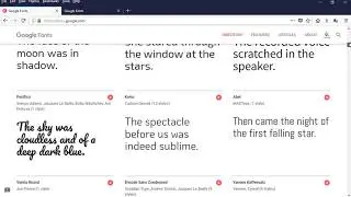 Using Google Fonts