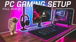 FULL RGB PC and Gaming Desk Setup Build! - Tips, Tricks and Favorite Corsair iCUE Features