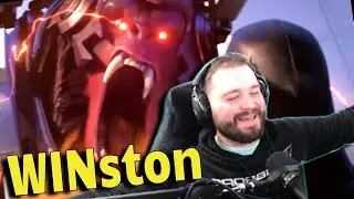 WINston in Overwatch ALWAYS WINS!!!