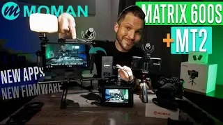 Never seen Wireless Video Do This! MOMAN Matrix 600S + MT2 Teleprompter