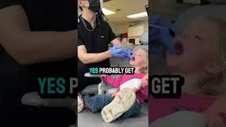 When a child cries because she is not due for her check-up yet 😂 (her brother was