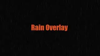 Black screen rain 3 hours ( Free Stock Footage )