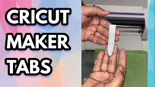 Cricut Maker Settings to Cut Faux Leather Tabs