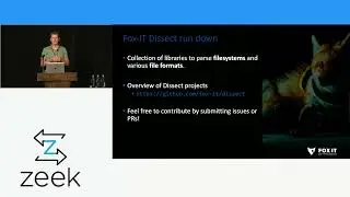 ZeekWeek 2022 - Lightning Talk on the Dissect Project - Joost Jansen