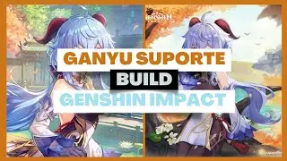ganyu showcase build suporte gesnhin impact artefatos em 1 minuto ou menos