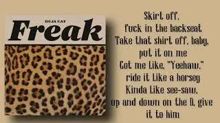 Doja Cat - Freak (Lyrics)