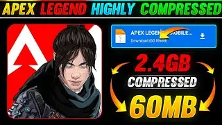 🔥APEX LEGEND MOBILE HIGHLY COMPRESSED IN 60MB ONLY || ROYAL GAME PLAY