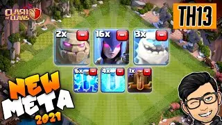 Coc, Th13 Zap Witch Strategy, 3 Star any Th13 war base, India, Walker 456, Clash of clans,