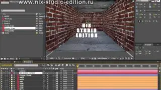 Создание 3d комнаты в After Effects [3d room in after effects]