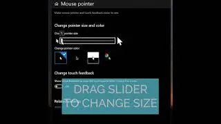 How to  Change Mouse Pointer Size | Windows 10 Settings 