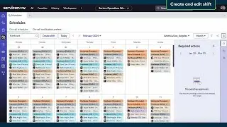 Create and edit on-call shifts in Service Operations Workspace