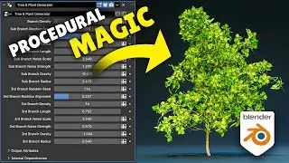 Create Procedural Plants and Trees in Blender 4.0! (Geometry Nodes Tutorial | Part 4)