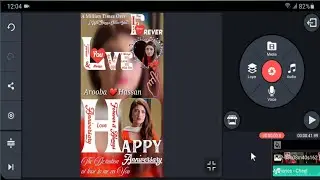 Happy Wedding Anniversary WhatsApp Status Full Screen Video Editing in Mobile || AMMAR EDUWORLD