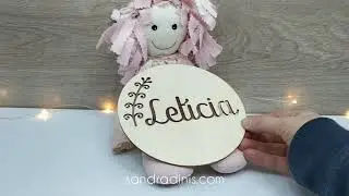 Placas com nome bebé/criança