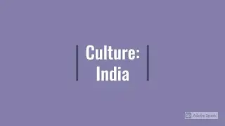 Culture: India